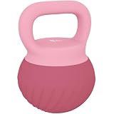 SPORTNOW 8kg Kettlebell, antypośl. uchwyt, podnoszenia ciężarów, Różowy