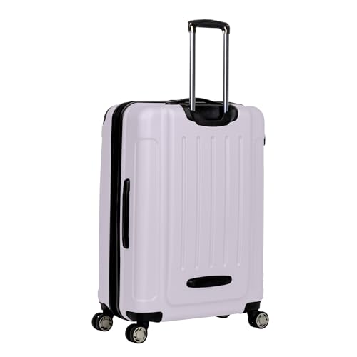 Image of Kenneth Cole REACTION Renegade Luggage Expandable 8-Wheel Spinner Lightweight Hardside Suitcase, Orchid Ice, 28-Inch Checked, Renegade