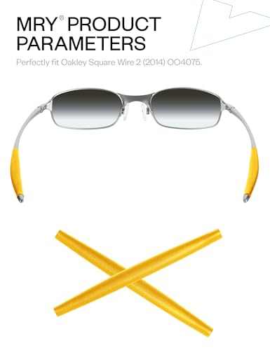 Image of Mryok Replacement Earsocks for Oakley Square Wire 2 (2014) Sunglasses - Options