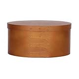 Hanshanyan シェーカーボックス シェーカー オーバルボックスL 木製 アクシス 収納ボックス かわいい どいろいろ収納できる シンプル おしゃれ リビング メイクボックス 防潮 軽量化フレーム 小さな空間活用 (M)