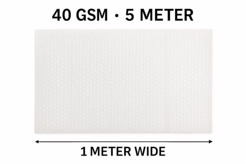 Image of Heavy-Duty 40 Gsm Thickness 1 Meter Wide Bubble Wrap Roll Perfect for Shipping, Moving, and Storage Needs, Cushioning Material Guard Your Items Against Impact and Damage (5 Meter)