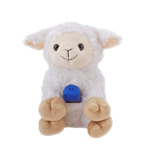 Bible for Young Children Collection (Ages 3-7) MegaVoice Audio Bible Player with Wildlife Storyteller Plush Lamb with Pocket for Player