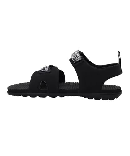 Image of Puma Men's 37547601 Black-Limepunch Slide-9 UK