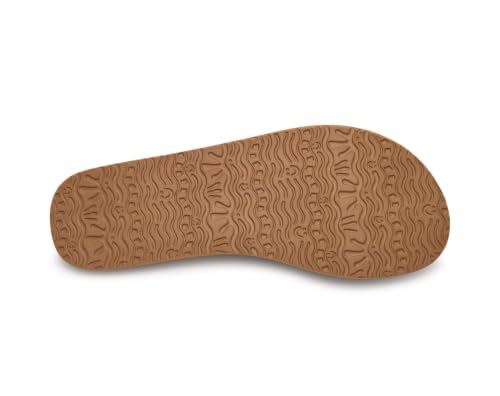 Image of Sanuk Yoga Joy Womens Flip Flops | Yoga Mat Footbed | Sandals for Women | Womens Yoga Sandals | Women's Beach Sandals
