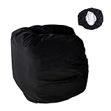 OHPHCALL Funda para Bicicleta Negra Tamaño M 40-50l, Cubierta Protectora para Bolsa de Ciclismo Resistente al Agua, Funda Ligera para Lluvia en Ciclismo y Viajes al Aire Libre