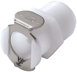 PLCD10006 Valved Male Thread Coupling Body 3/8 NPT - Single