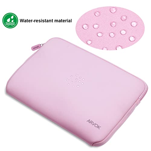 Image of ARVOK 15 15.6 16 inch Laptop Sleeve Ultra-Thin Case MacBook pro 16 inch Sleeve Water-Resistant Notebook Computer Pocket Tablet Briefcase Carrying Bag /Pouch Skin Cover for HP /Dell /Lenovo /Asus /Acer Pink