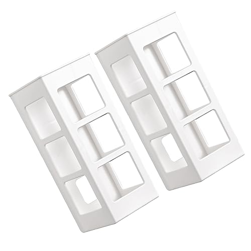 MAGICLULU 2Pcs Uñas-Montado En La Pared Rizador Caja De Almacenamiento Organizadores De Moños Acondicionador Rodillos para El Cabello Mini Secador De Pelo Herramientas De Peinado Peine