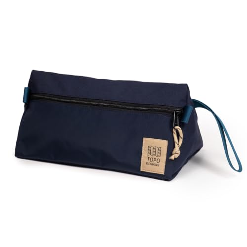 Topo Designs Dopp Kit Travel Toiletry Bag (Navy/Sahara)