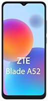 ZTE Smartphone Blade A52 (15.51 cm (6,52 Zoll) HD+ Display, 4G LTE, 2GB RAM und 64GB interner Speicher, 13MP Hauptkamera und 5MP Frontkamera, Dual-SIM, Android R GO) blau