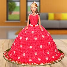 Kosh Cute Plastic Doll Topper for Cake, Cake Topper for Decorating Doll Cakes, Princess Cakes or Barbie Themed Cakes.Multi Design (Pack of 1) 4