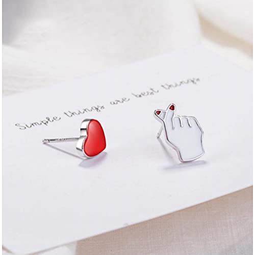 Boucles d'oreilles cœur en argent, le cadeau romantique idéal pour elle