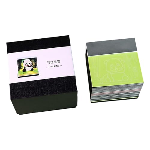 Blocs-notes artistiques panda DEL pour illuminer votre bureau et organiser vos journées de 2025