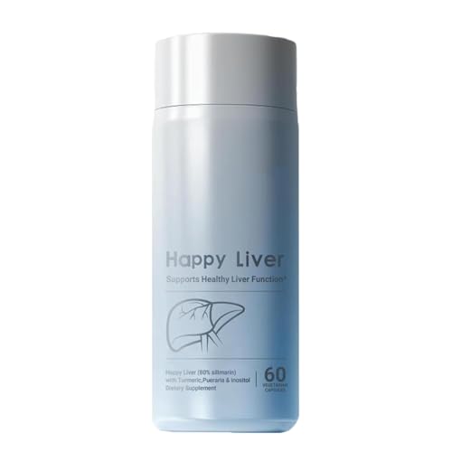 Happy Liver SupplementCleanse & Repair Milk Thistle Supplement for Digestion & Immune Natural Ingredients60 Capsule