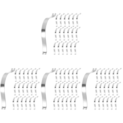 Image of 400pcs Aluminum Alloy Spring Clips for Photo Frames Hardware for Easy Installation of Pictures and Artwork Multi-use Backing Clips for Small Frames