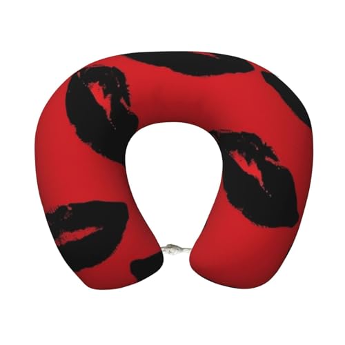 Almohada de espuma viscoelástica 30 cm x 25 cm negro miniatura 1