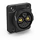 ZYWUOY Energiespeicheranschluss, M23 IP67 männlich weiblich 2 + 1 Plus 5 Batterieanschluss, Motorrad-Ladebuchse (Buchse), 73X23019T3F497239HW7A