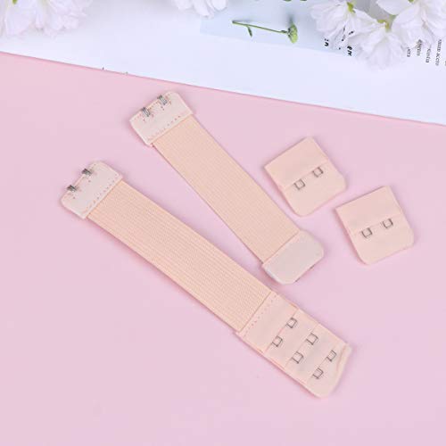 Ciieeo 8 Pcs Bra Extender Women' S Bra Extender Elastic Bra Extension Strap Bra Lingerie Extenders 2 Hook Bra For Plus Size #TOP1