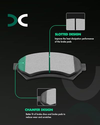 Image of Brake and Rotors Kits,SCITOO 4pcs Brake Rotors and 8pcs Ceramic Brake Pads fit for 2000-2005 for Chevrolet Impala,2000-2005 for Chevrolet Monte Carlo,1998-1999 for Oldsmobile Intrigue | Fit For Chevrolet For Impala 2000-2005,For Chevrolet For Monte Carlo 2000-2005,For Oldsmobile For Intrigue 1998-1999