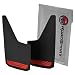RoadSport 4326 'C' Series Universal Fit Premiere Splash Guard (Black with Red Prism; 18" Height x 10-3/8" Wide)