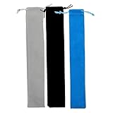 ULDIGI なスエード製リコーダーバッグ 楽器ホルダーケース ソプラノリコーダー収納ポーチ ポータブルフルートポーチ