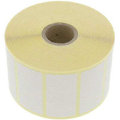 ETICHETTE TERMICHE 50X30 MM 50000 PEZZI - 25 ROTOLI DA 2000 PEZZI ANIMA 40 MM - COMPATIBILI CON STAMPANTI TERMICHE ZEBRA CITIZEN TSC ECC