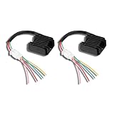 Voltage Regulator Rectifier, Compact Dual-Stage for Motorcycle, ATV and Small Engine Repair, Stabilizes Charging System Output