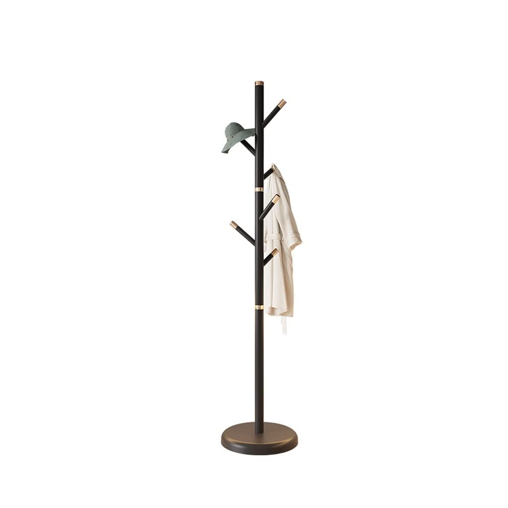 AHGFTYRDT Coat Rack Freestanding Floor-standing Coat Rack Household Heavy-duty Vertical Coat Rack for Living Room Corridor Corner Decorative Coat Rack Hall Tree