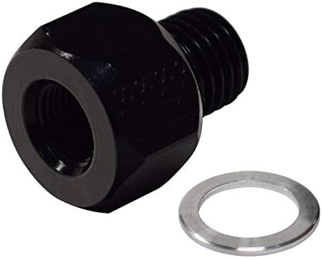 Fragola Performance Systems 495032-BL #12 Inline Oil Temp Adapter Black
