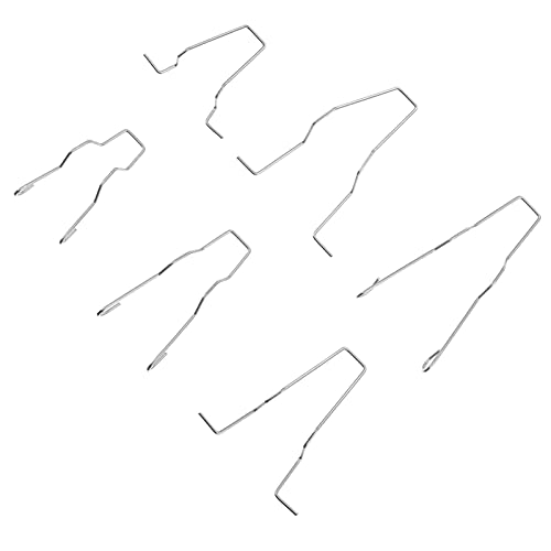 PRETYZOOM 6pcs Bulb Light Bulb Holder Retaining Headlight Beam Bulb Clamp Headlamp Retainer Headlamp Bulb Retainer Beam Bulb Holder Iron Silver