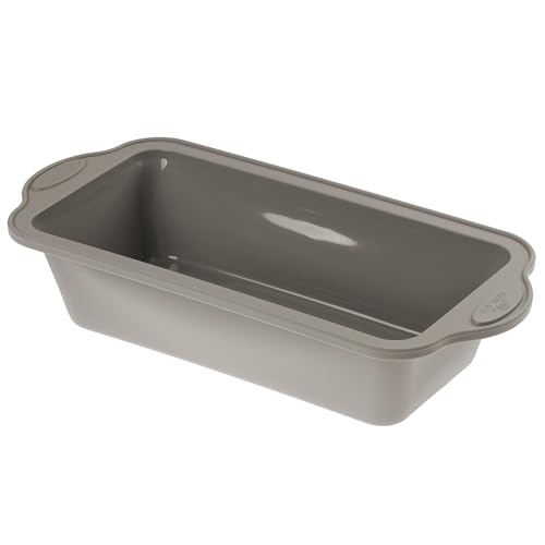 Gerlach Smart Kastenform Backform Silikon Kuchenform Silikonform 24 cm, Grau (Gris Chiné 14)