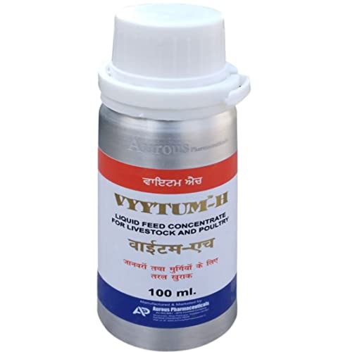 Image of Veterinary Vitamin VYYTUM-H for Cow, Cattles, Poultry & Livestock Animals, 100 ML