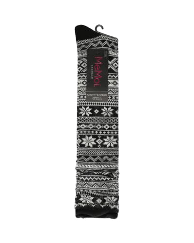 Image of MeMoi Jumbo Cable Over The Knee Cotton Blend Warm Socks