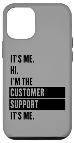 Carcasa para iPhone 13 Soy yo Hola, soy el servicio de atención al cliente, soy yo