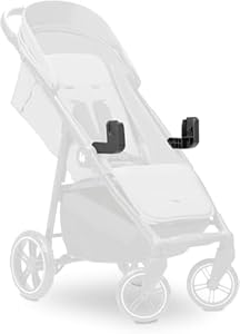 hauck Babyschalen Adapter, Schwarz - nur Kompatibel mit Shop N Care Kinderwagen - Geeignet für Drive N Care & Verschiedene Baby Autositze von Cybex, Joie, Kinderkraft, Maxi Cosi