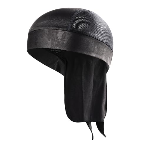 Image of Skull Caps for Men Cooling Bandana Cap Helmet Liner Hat Running Beanie