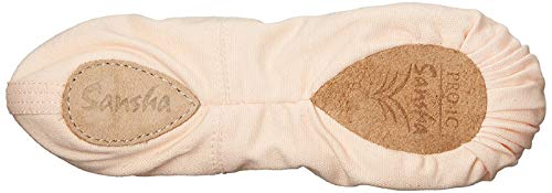 SANSHA Women's Pro 1 Canvas Ballet Slipper2