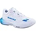 Babolat Women's SFX 4 Pickleball Shoes, White/Blue (Women's US Size 10.5)