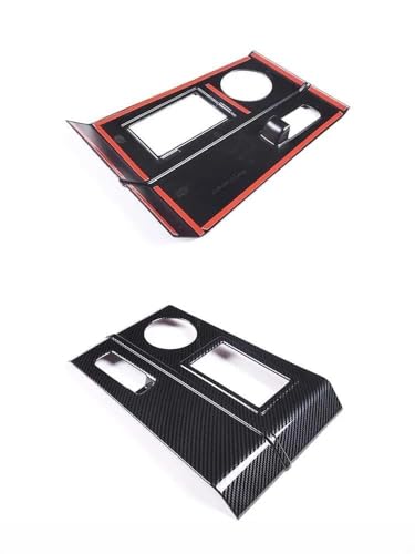 LHyyY Embellecedora Cubierta Consola Decoración para Mitsubishi Outlander 2022 2023,Coche Consola Central CD Panel Decoración Cubierta Embellecedora