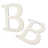 Création: les lettres vierges inachevées, vous permettant de les peindre et de les décorer pour correspondre à votre style