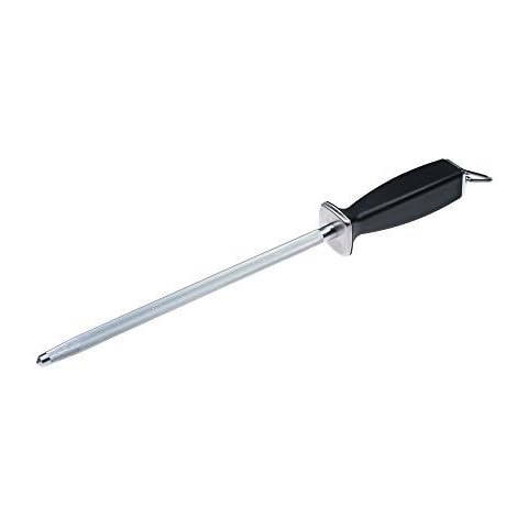 Wetzstahl 38 cm schwarzer eckiger Griff Cover