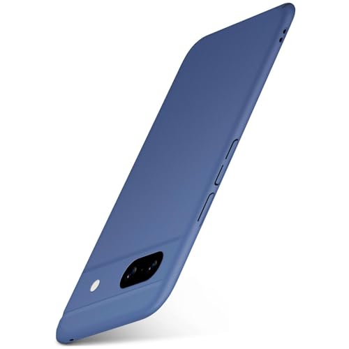 Alpha Case per Google Pixel 8a Custodia Ultra Sottile Protettiva con Maggiore Protezione della Fotocamera Cover Minimalistica Opaco slim blu