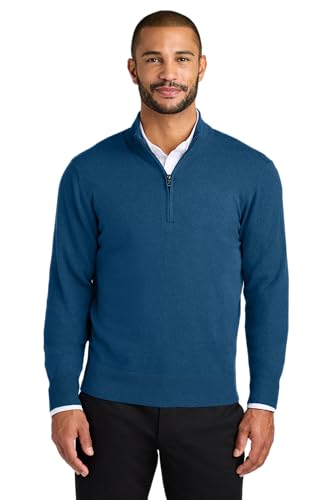 Amazon.com: Port Authority Easy Care 1/4-Zip Sweater SW2900