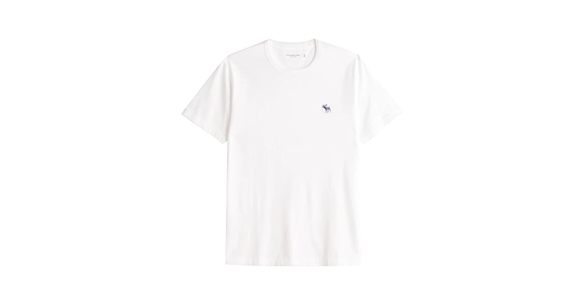アバクロAbercrombie&Fitch半袖Tシャツtx080ホワイト Amazon | [Abercrombie & Fitch] [アバクロンビー & フィッチ