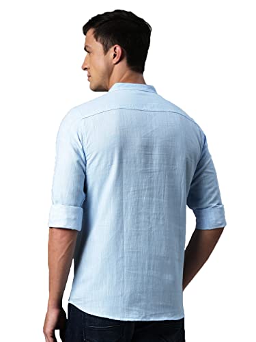 Image of KRYPTIC Men Solid Full Sleeve Regular Shirt Kurta