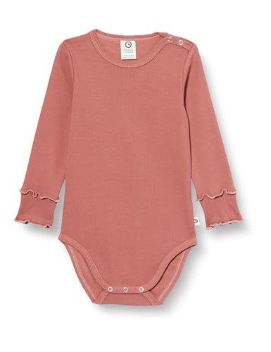 Müsli by Green Cotton Baby Girls Cozy me Rib l/s Body Base Layer, Daydream, 62