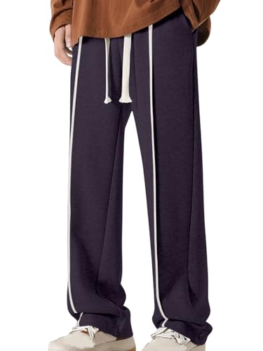 Image of GRECIILOOKS Men's Loose Mid Rise Casual Trousers Pants | Regular | Sports Stylish Track Pant | Sweatpants (Available in Plus Size)