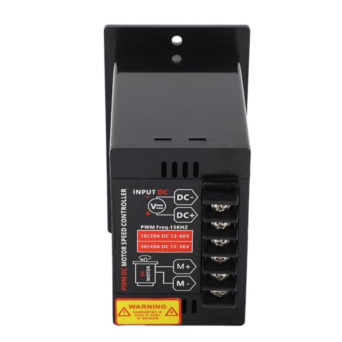 Regulador 30A PWM duradero en ABS para controlar revoluciones de motores grandes de 12-36V 8