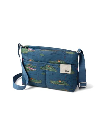 Image of DailyObjects Printed Retreat Sling Crossbody Bag For Girls, Men and Women| Crafted with soft-touch Polyester | One Spacious Main Zippered Compartment and Two Deep Slip Pockets | Detachable Strap