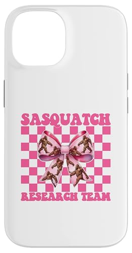 Sasquatch Research Team Big foot Girl Mom Coquette Bow スマホケース iPhone 14 用